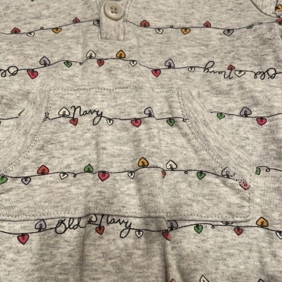 OLD NAVY - 6-12 m one piece with hoodie - Picture 2 of 7